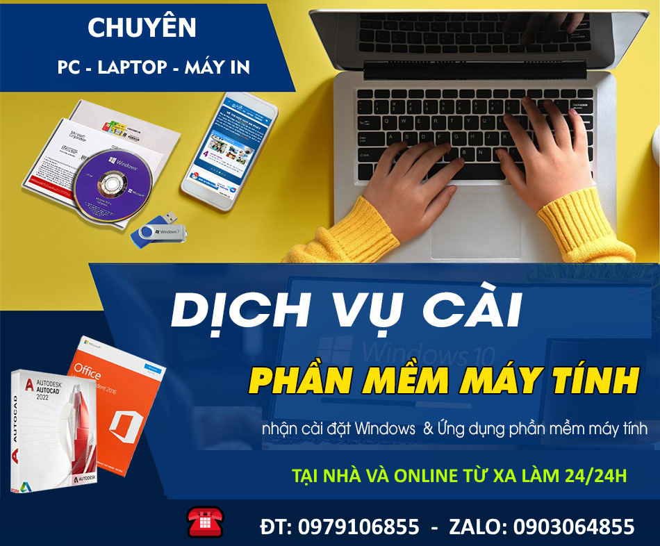 Chuyên Cài Phần Mềm Máy Tính Phạm Ngũ Lão Quận 1