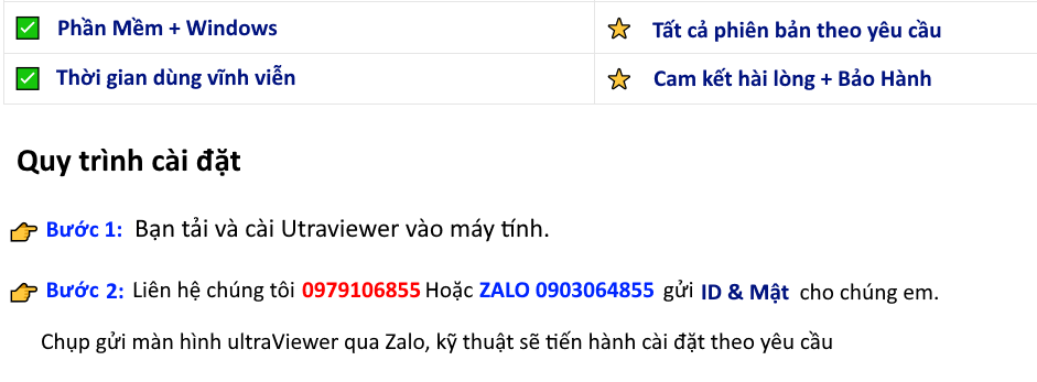 Dịch Vụ Cài Đặt Phần Mềm Laptop